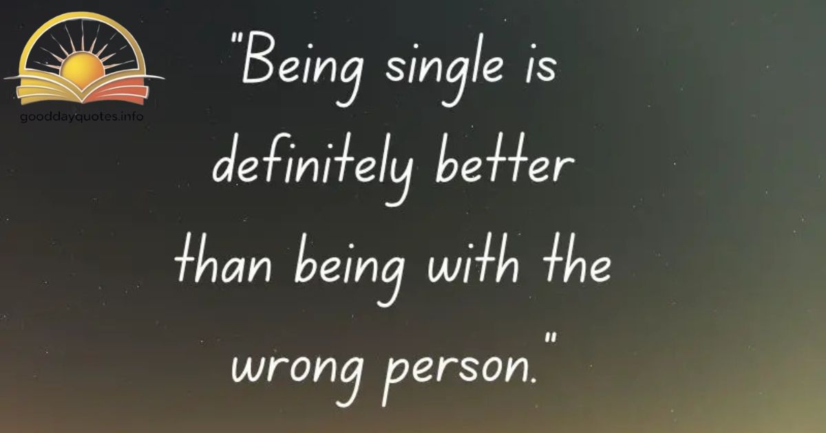 Being Single Quotes