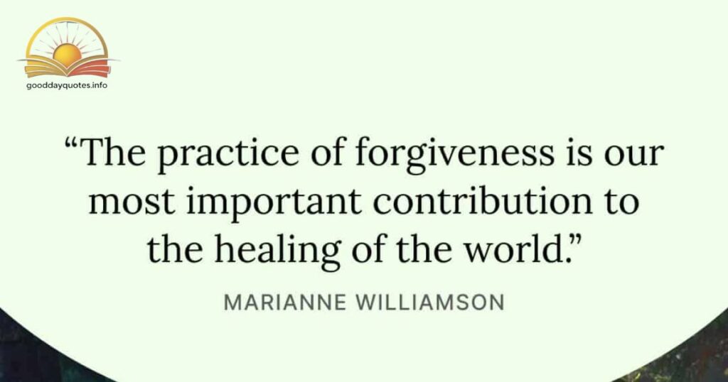 Quotes about Resentment and Forgiveness
