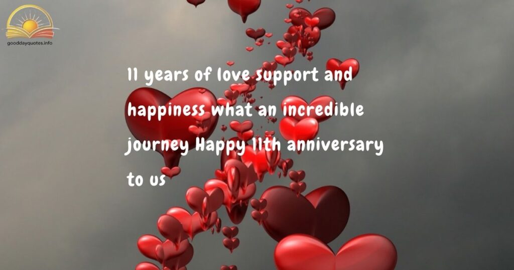 11th Anniversary Wishes