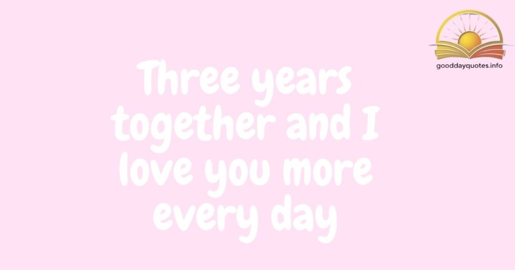 3rd Anniversary Wishes for Husband