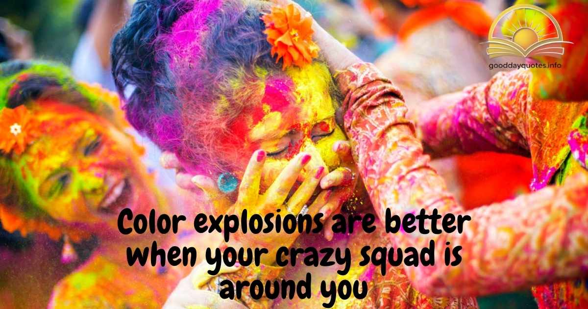 CELEBRATE Holi with your friends