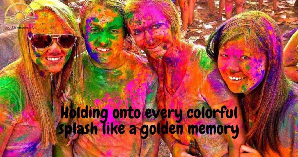 Holi Captions to Cherish the Moments