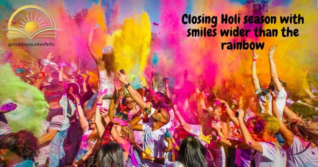 Holi Captions to Wrap Up the Rainbow