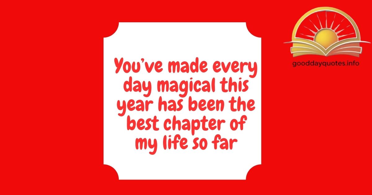 one year complete relationship